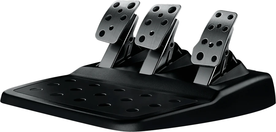 Logitech G29 SE Driving Force žaidimų vairas su pedalais, su „Force Feedback“ technologija + Logitech G Driving Force pavarų perjungimo svirtis, skirta PS5, PS4 ir PC (991-000557)