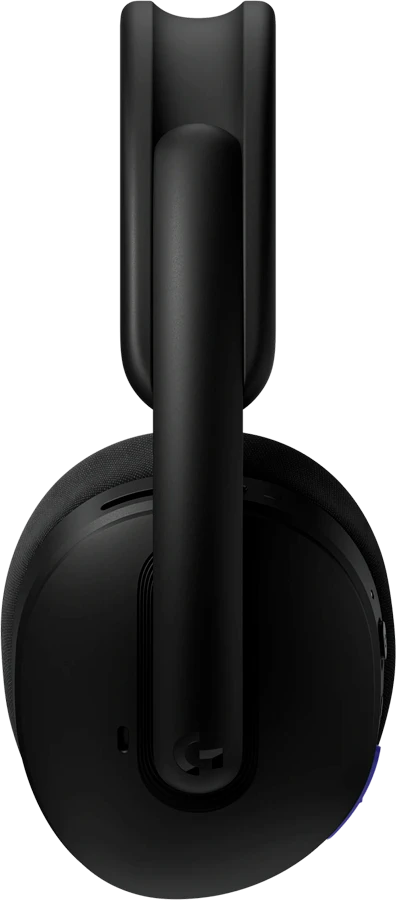 Logitech G325 belaidės ausinės – šoninis vaizdas