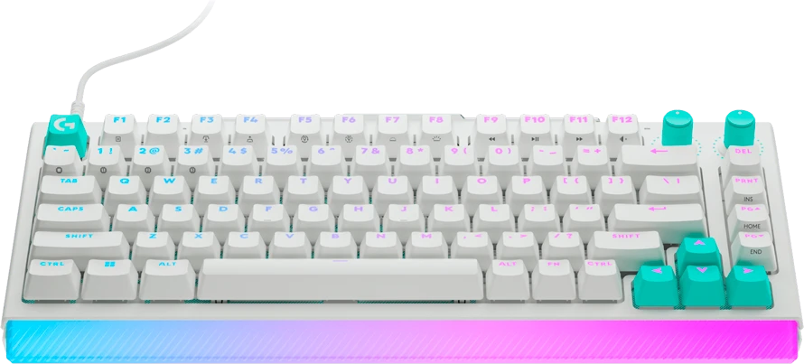 Klaviatūra žaidimai Logitech G512 X 75 laidinis magnetinis-mechaninis apšvietimas balta