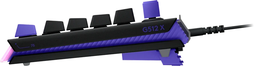Klaviatūra LOGITECH G512 X 75 - Juodas - US INT'L - USB- EMEA28i-935