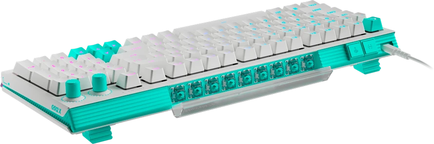 LOGITECH G512 X 98 Klaviatūra su laidu žaidimams - Baltas - US INT'L - USB - EMEA28i - 935 - TACTILE