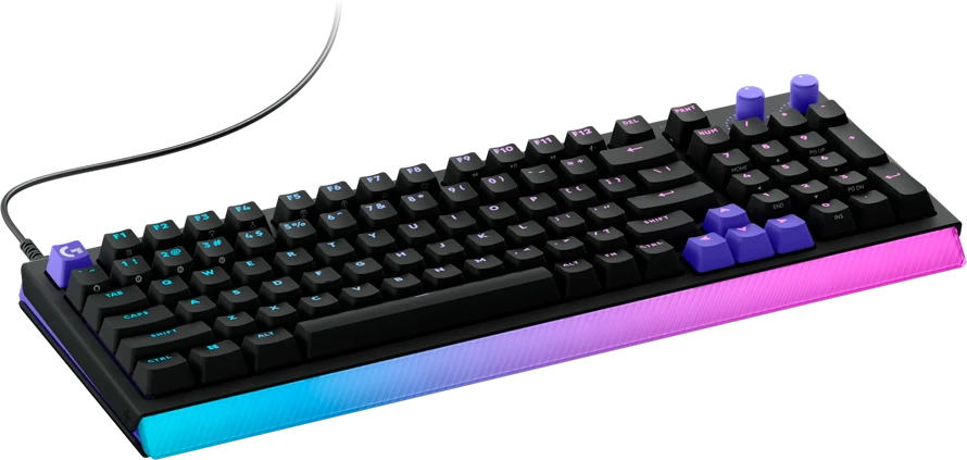 LOGITECH G512 X 98 Klaviatūra su laidu žaidimams - Juodas - US INT'L - USB - EMEA28i - 935 - TACTILE