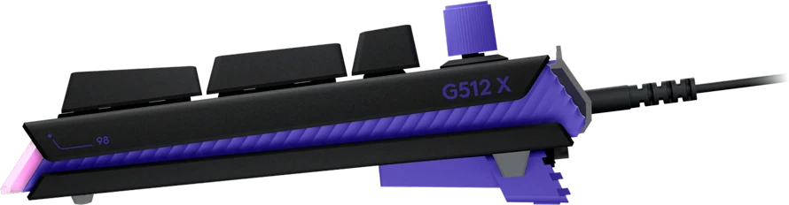 LOGITECH G512 X 98 Klaviatūra su laidu žaidimams - Juodas - US INT'L - USB - EMEA28i - 935 - TACTILE