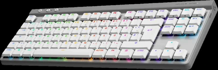Klaviatūra LOGITECH G515 LIGHTSPEED TKL - Baltas - US INT'L - 2.4GHZ/BT- EMEA28i-935 - TACTILE