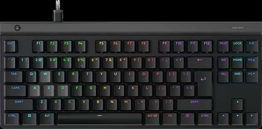 Klaviatūra LOGITECH G515 RAPID TKL - Juodas - US INT'L - USB - N/A - EMEA28i-935 - LINEAR