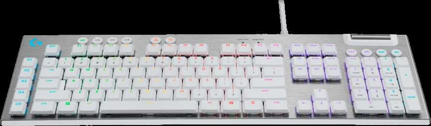 LOGITECH G815 LIGHTSPEED RGB Mechanical Gaming Keyboard – GL Tactile - Baltas - PAN - USB - NORDIC-613 - TACTILE SWITCH