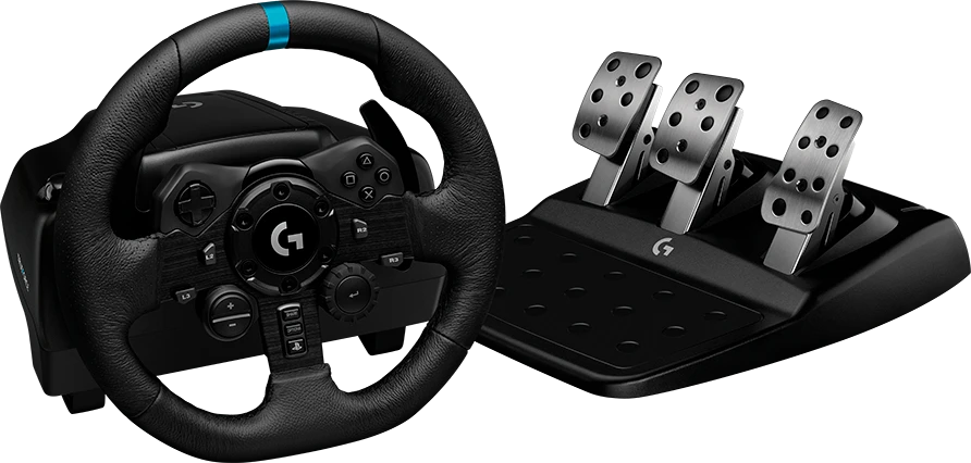 LOGITECH G923 Racing wheel - Juodas - PLUGC - WWi-9006