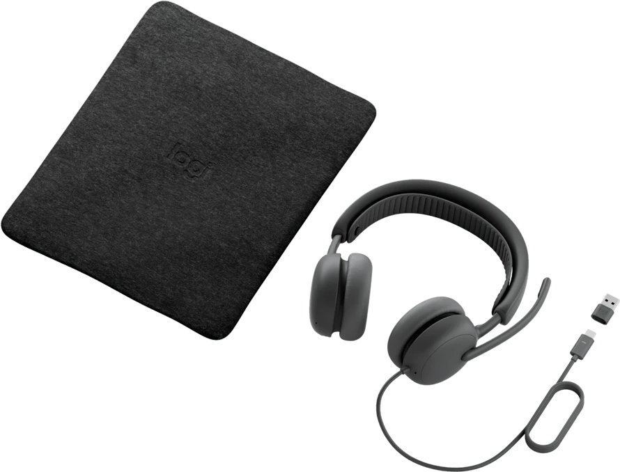 LOGITECH Ausinės - Zone su laidu 2 skirta Business - GRAPHITE - USB - EMEA28i-935 - UC, EU