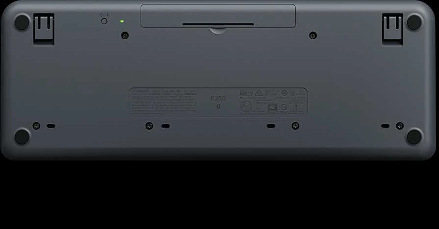Klaviatūra LOGITECH K250 - GRAPHITE - JAV TARPTAUTINIS - 2.4GHZ/BT - INTNL-973