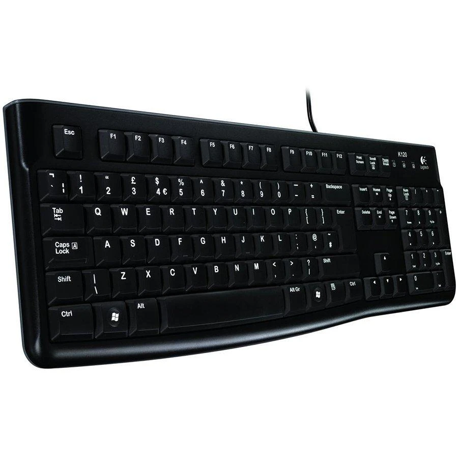 Logitech klaviatūra K120 su laidu, RU išdėstymas