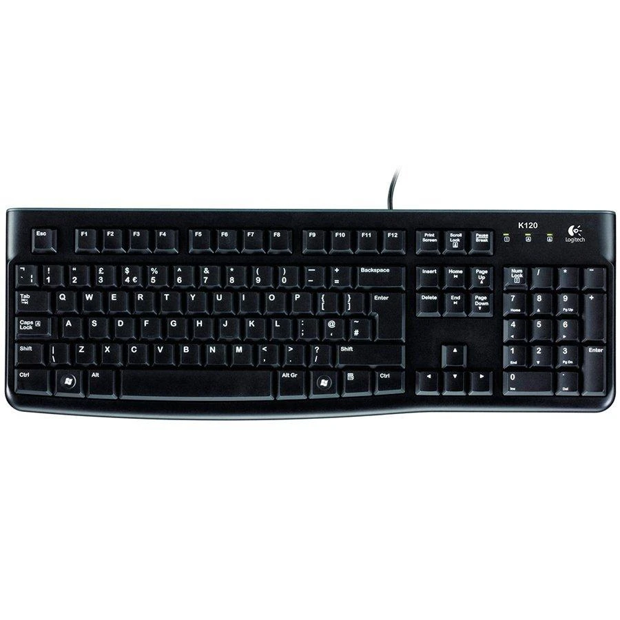 Logitech klaviatūra K120 su laidu, Angliška/Lietuviška