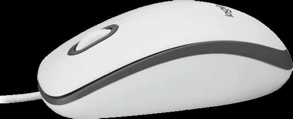 Logitech M100 Laidinė pelė, 1000 DPI, Balta