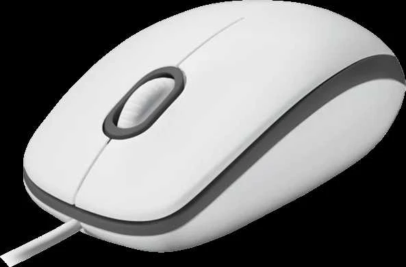 Logitech M100 Laidinė pelė, 1000 DPI, Balta