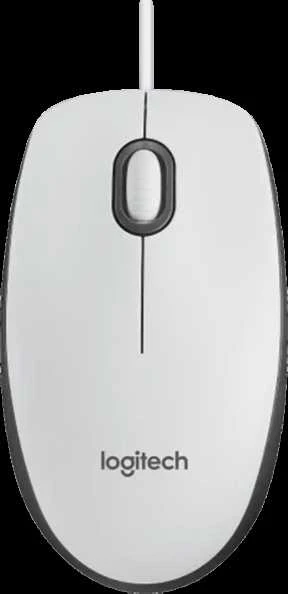 Logitech M100 Laidinė pelė, 1000 DPI, Balta