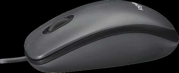 Logitech M100 Laidinė pelė USB-A 1000 DPI, Juoda