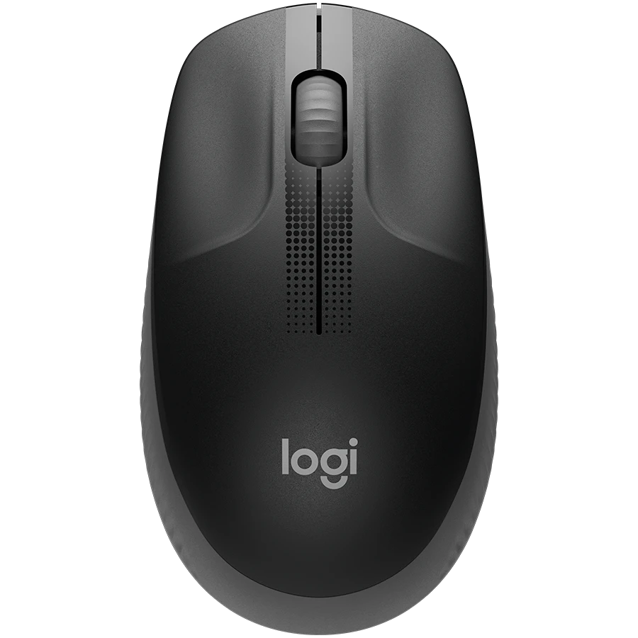 Belaidė pelė Logitech M190, juodos spalvos aprašymas - Prekės nuotrauka Belaidė pelė Logitech M190, juodos spalvos aprašymas - Prekės nuotrauka