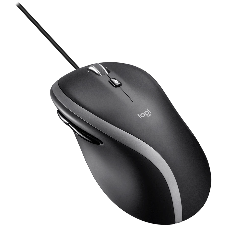 Logitech M500 Advanced Laidinė pelė, USB Type-A, Optinė, 4000 DPI, Juoda