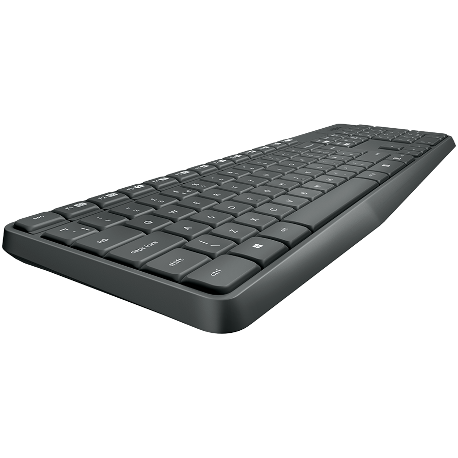 Belaidis klaviatūros ir pelės rinkinys Logitech MK235, RU išdėstymas
