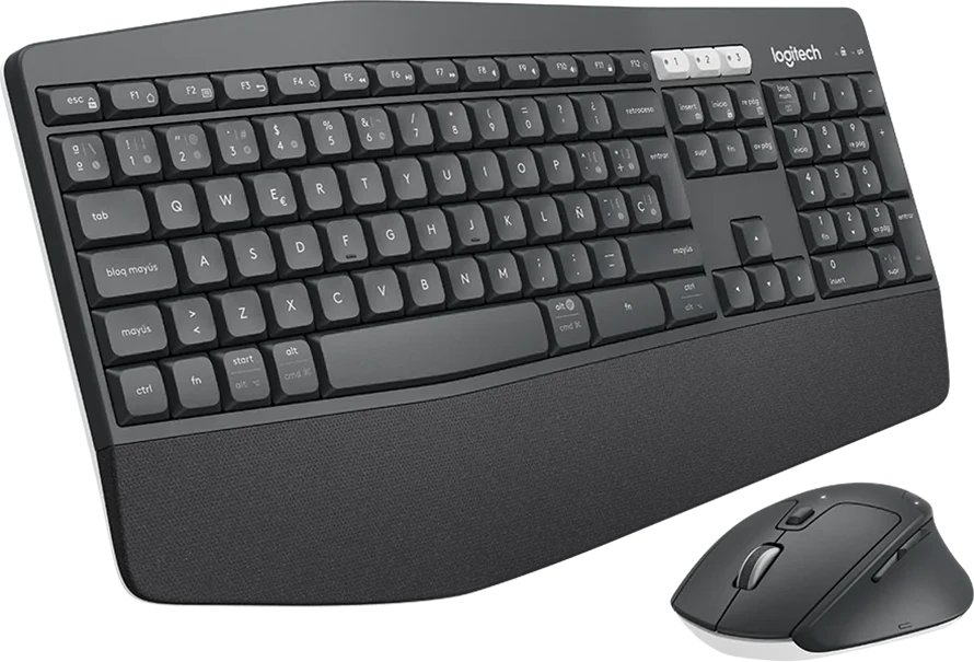 Klaviatūra LOGITECH MK880 verslui – grafito spalvos – JAV tarptautinis – 2,4 GHz/BT – INTNL-973