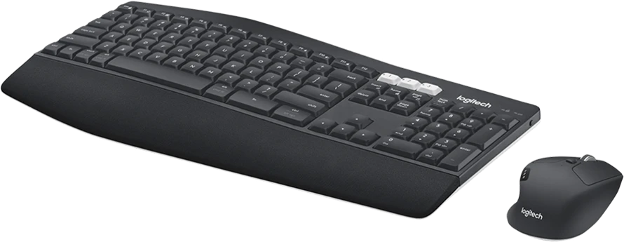 Klaviatūra LOGITECH MK880 verslui – grafito spalvos – JAV tarptautinis – 2,4 GHz/BT – INTNL-973