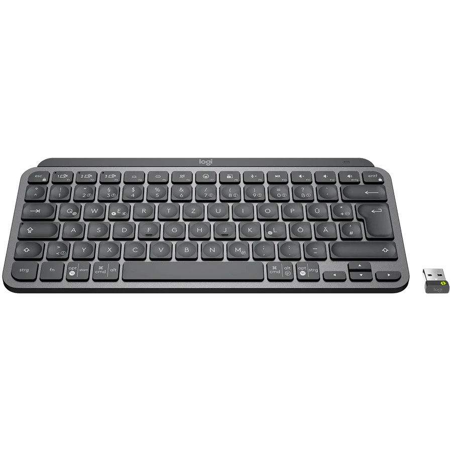 Belaidė klaviatūra Logitech MX Keys Mini, Grafito spalvos