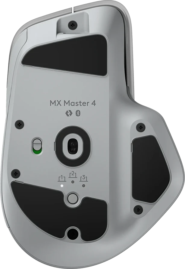 Logitech MX Master 4 belaidė pelė | spalva: šviesiai pilka (Pale Grey) - 910-007563