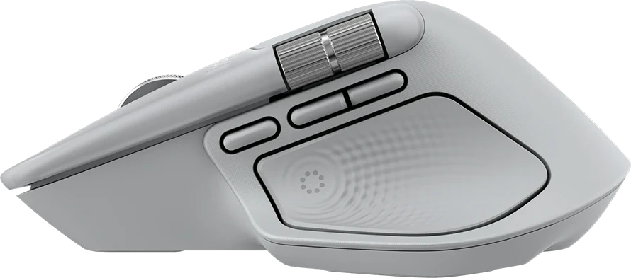 Logitech MX Master 4 belaidė pelė | spalva: šviesiai pilka (Pale Grey) - 910-007563