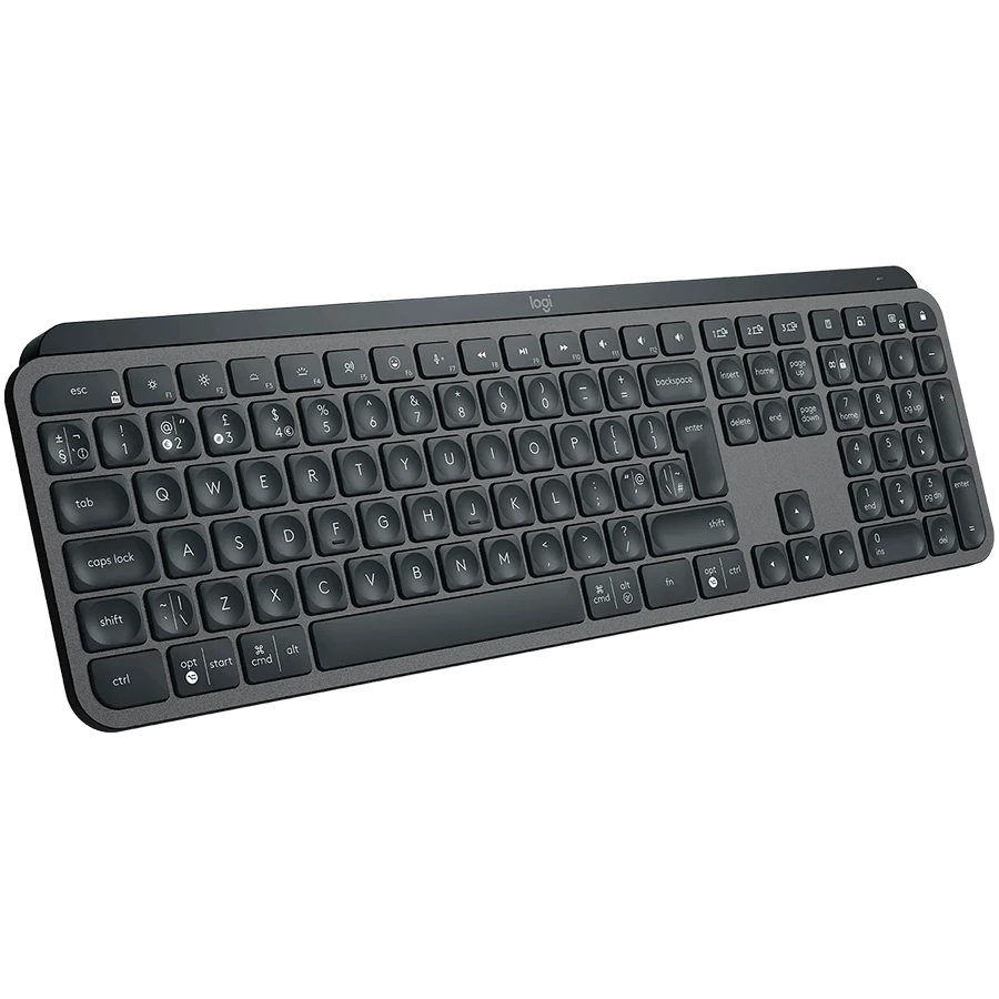 LOGITECH MX Keys Bluetooth Klaviatūra su pašvietimu - GRAPHITE- US INT'L - B2B