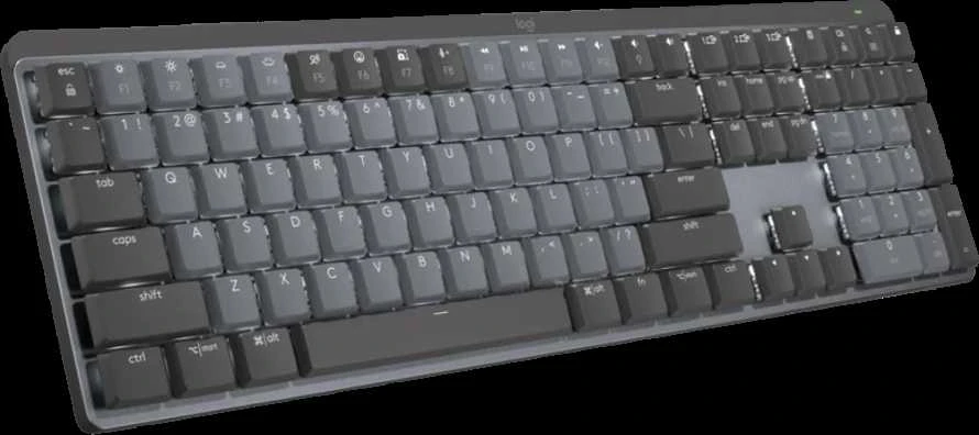 Belaidė klaviatūra Logitech MX MECHANICAL, išdėstymas: US tarptautinis (Qwerty),"linear", pilkos spalvos