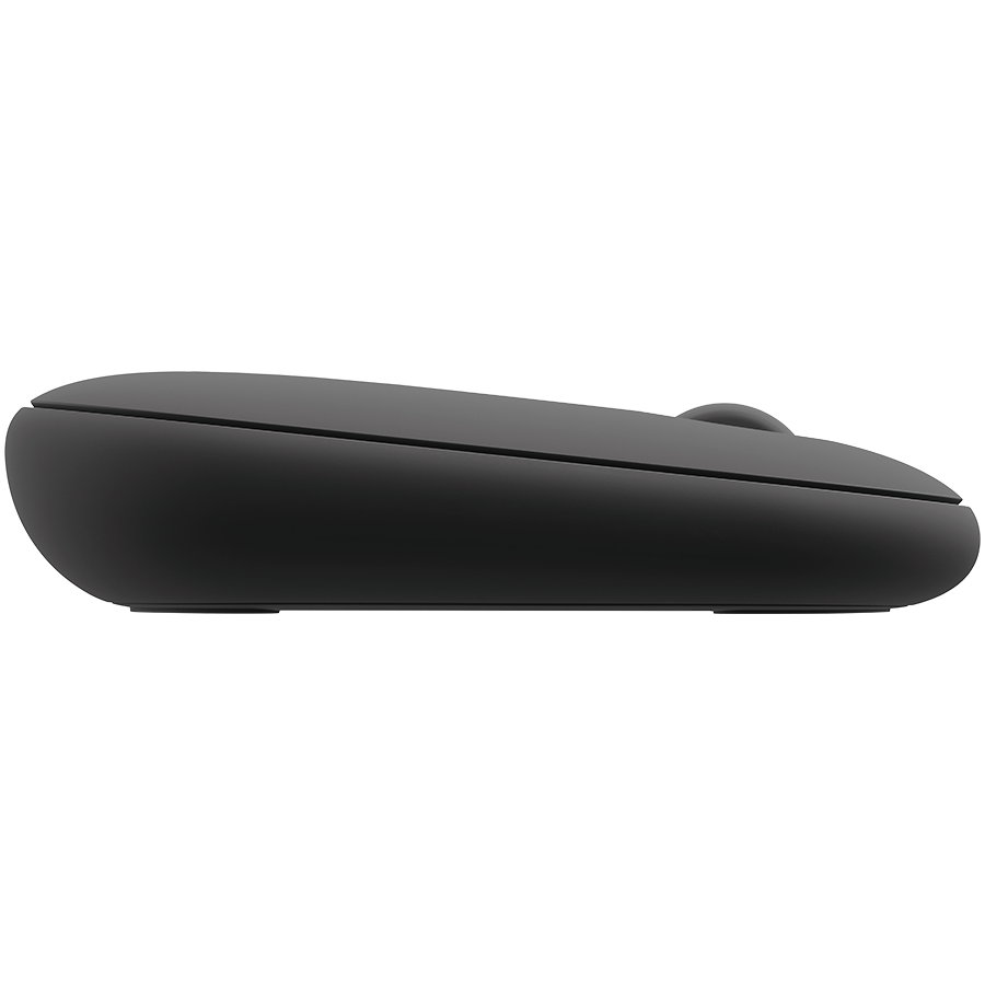 Minimalistinė moderni ir tyli belaidė pelė Logitech Pebble M350, Grafito spalvos