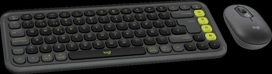 Klaviatūra LOGITECH POP ICON COMBO – GRAFITE – JAV INT'L – BT – INTNL-973