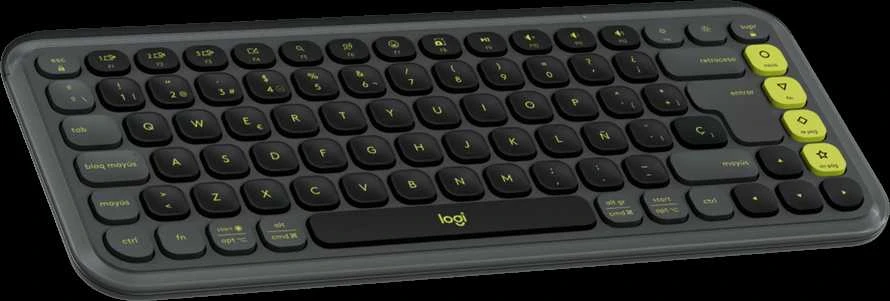 Klaviatūra LOGITECH POP ICON COMBO – GRAFITE – JAV INT'L – BT – INTNL-973