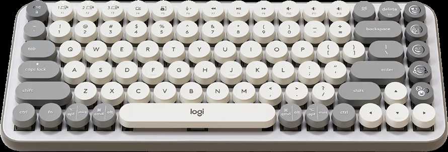Klaviatūra LOGITECH POP ICON KEYS - OFF Baltas - US INT'L - BT - INTNL-973