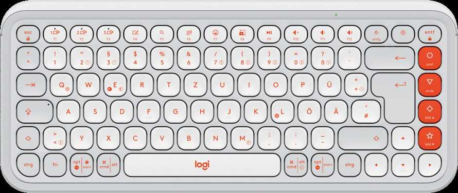 Klaviatūra LOGITECH POP ICON KEYS - OFF Baltas - US INT'L - BT - INTNL-973