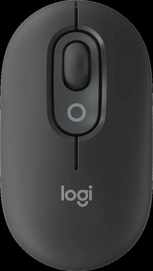 LOGITECH POP pelė su jaustukais – GRAPHITE – BT – EMEA28i-935 – FY25,TERRA