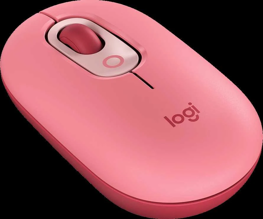 LOGITECH POP pelė su jaustukais – ROSE – BT – EMEA28i-935 – FY25,TERRA