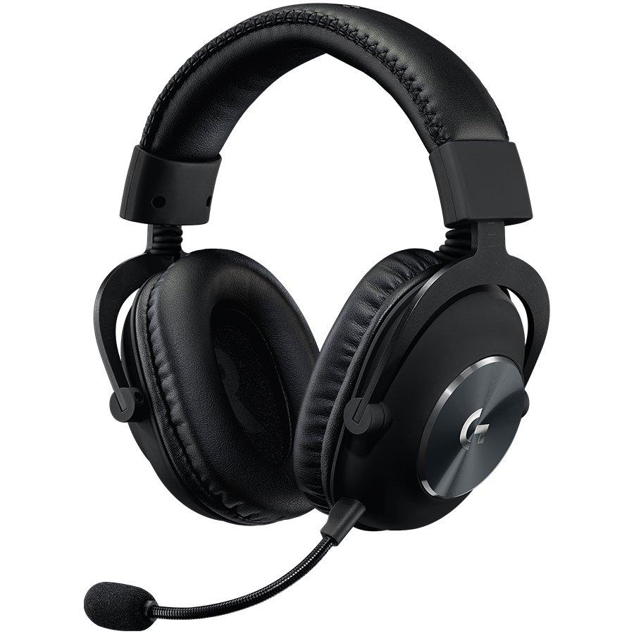 Žaidimų ausinės Logitech G PRO X, BLUE VO!CE, PRO-G 50mm, DTS X 2.0, USB  DAC, 3.5mm jungtis | Varle.lt