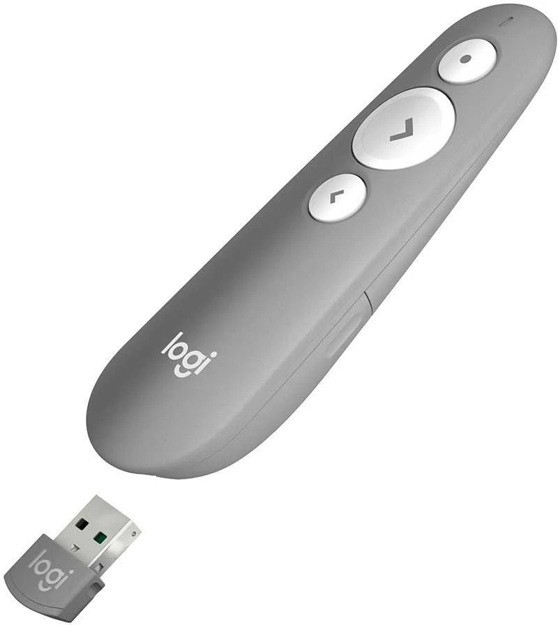 Logitech R500s lazerinis Presentation Remote Nuotolinio valdymo pultas, Mid Pilkas