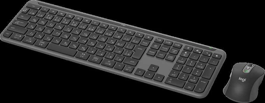 Logitech Signature Slim Combo MK950 verslui Belaidė klaviatūra + pelė, US Int, Graphite