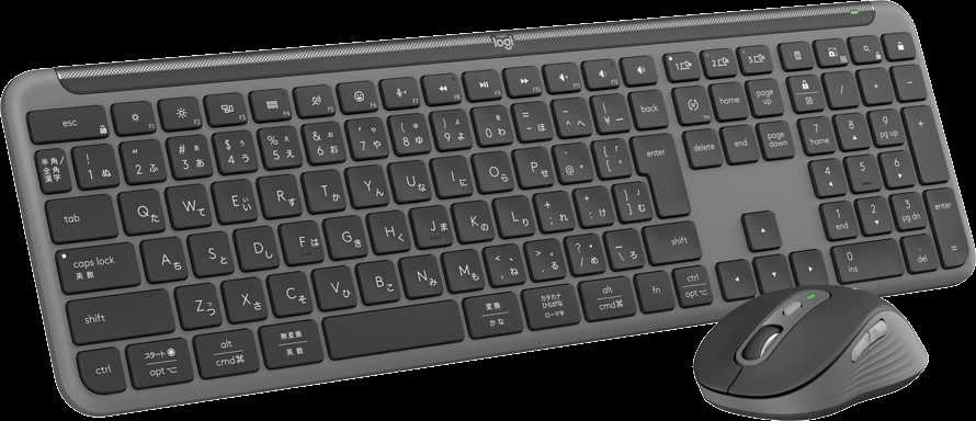 Logitech Signature Slim Combo MK950 verslui Belaidė klaviatūra + pelė, US Int, Graphite