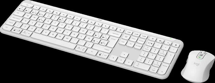 Klaviatūra LOGITECH Signature Slim Combo MK950 - OFF Baltas - US INT'L - 2.4GHZ/BT - INTNL-973
