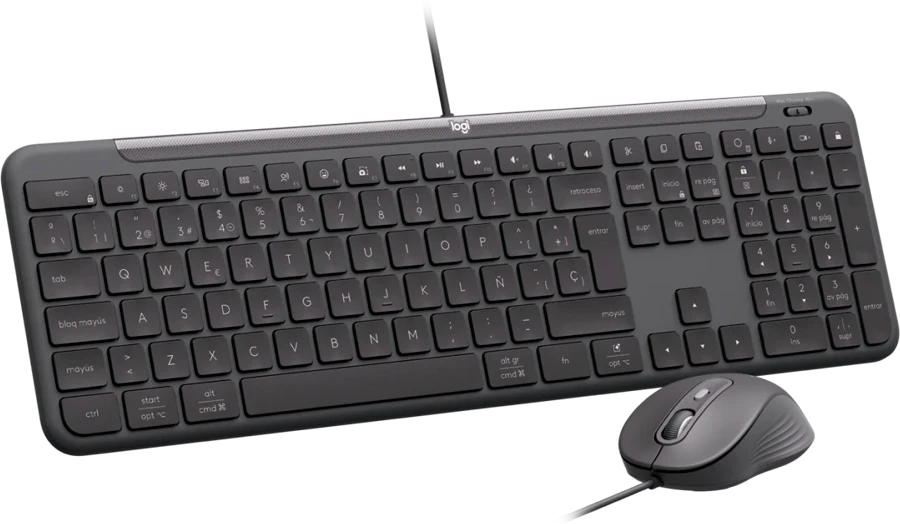 Klaviatūra LOGITECH Signature Slim MK620 su laidu Combo verslui - GRAPHITE - US INT'L - USB - N/A - INTNL-973 - USB-C