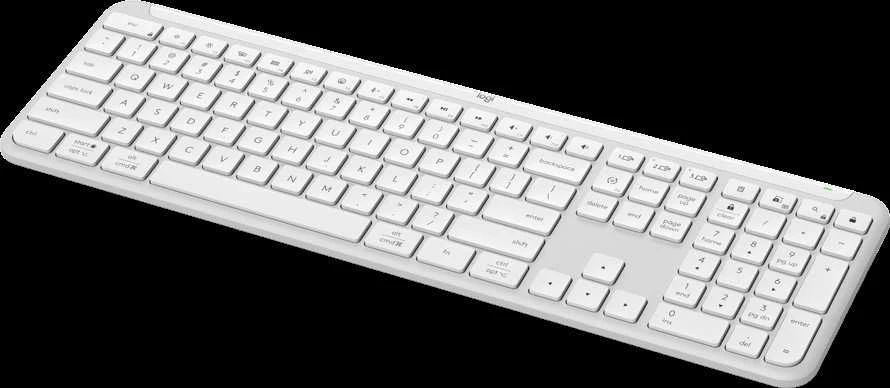 LOGITECH SIGNATURE SLIM Belaidė klaviatūra K950 - OFF Baltas - US INT'L - 2.4GHZ/BT - INTNL-973