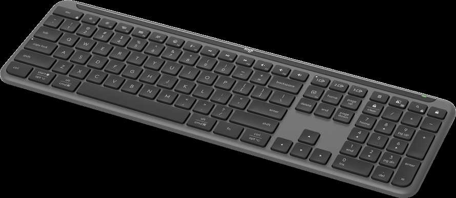 LOGITECH SIGNATURE SLIM Belaidė klaviatūra K950 - GRAPHITE - US INT'L - 2.4GHZ/BT - INTNL-973