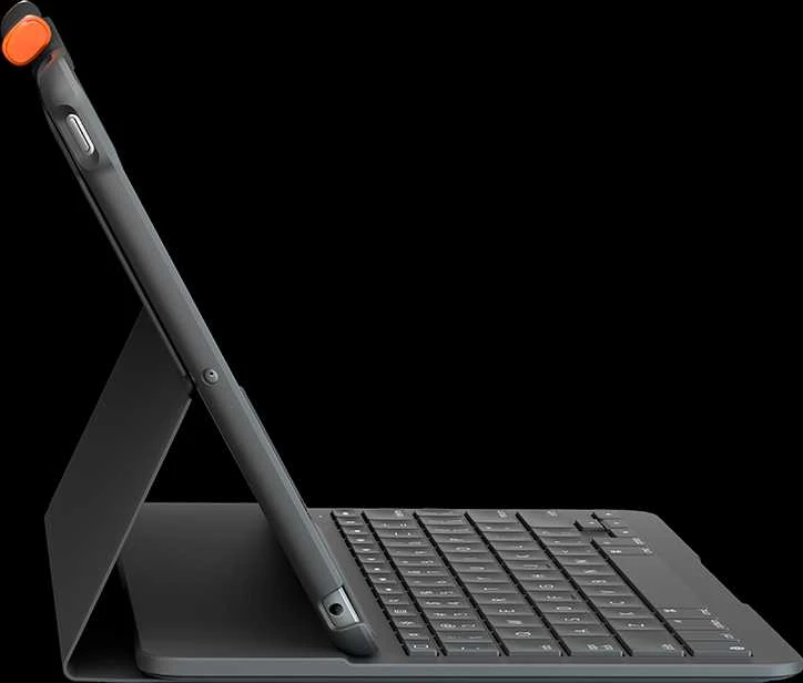 Klaviatūra LOGITECH Slim Folio, skirtas iPad (7, 8 ir 9 gen.) – BT – GRAPHITE – NORDIC