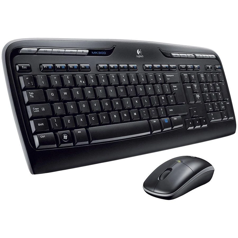 Logitech Belaidis klaviatūros ir pelės rinkinys MK330 (Nordic)