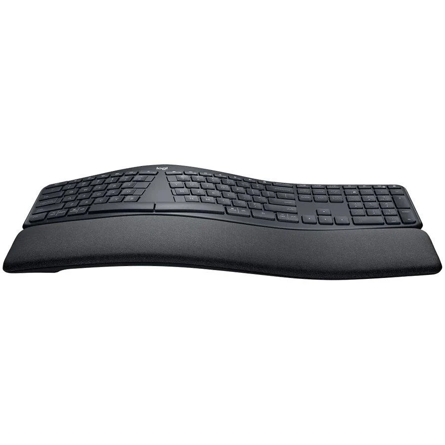 Logitech ERGO K860 belaidė klaviatūra, grafito spalvos, JAV tarptautinis išdėstymas (Qwerty)