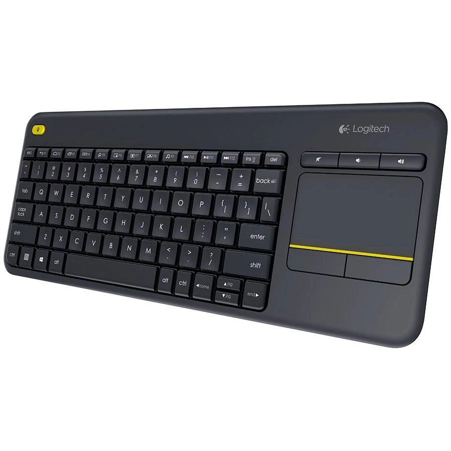 Belaidė klaviatūra Logitech K400 Plus, juoda