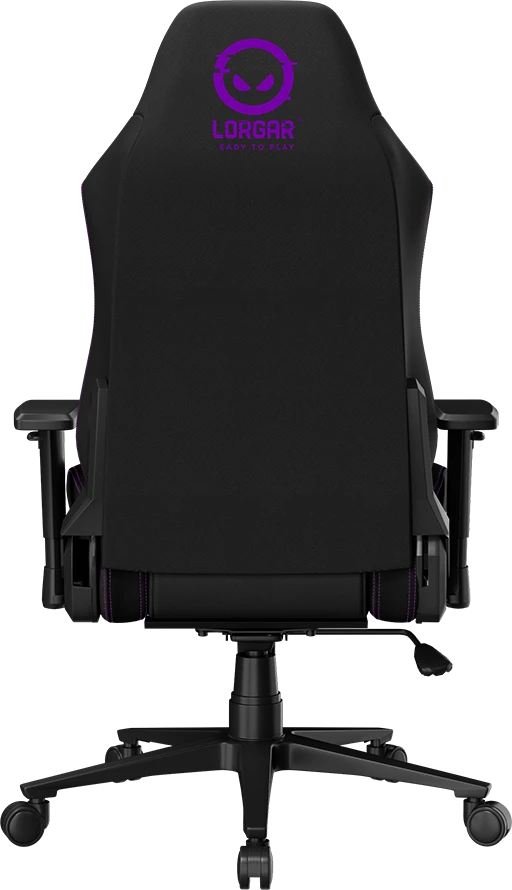 LORGAR CHA41, Ergonomic Gaming Chair Advanced, premium anti-stain fabric, Juodas/violetinė