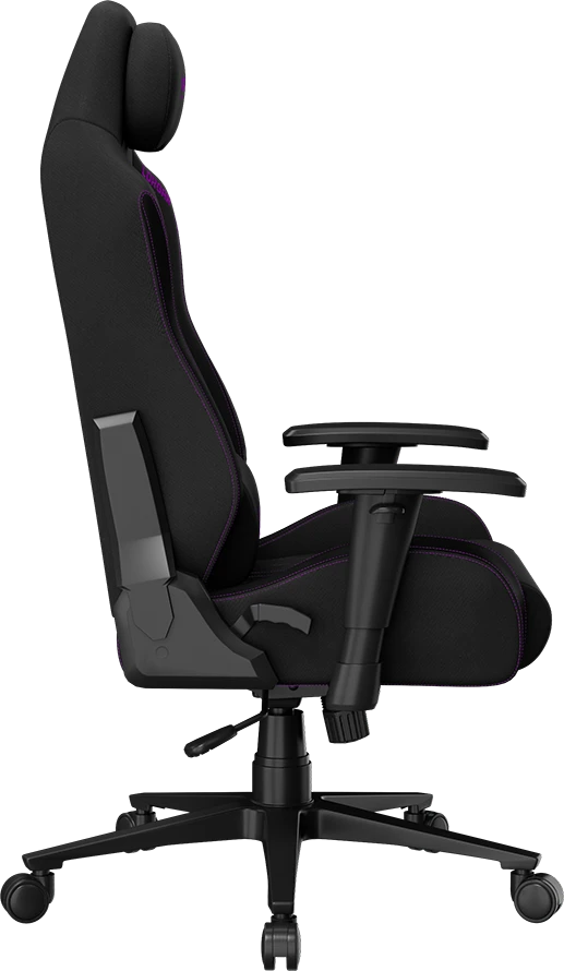 LORGAR CHA41, Ergonomic Gaming Chair Advanced, premium anti-stain fabric, Juodas/violetinė